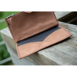 Portefeuille Bertille - Cognac Glitter