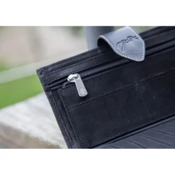 Portefeuille Bertille - Noir Glitter