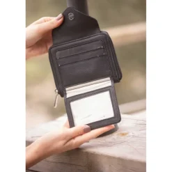 Porte-monnaie Clémence - Noir Glitter