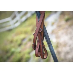 Rênes US en caoutchouc - Noisette