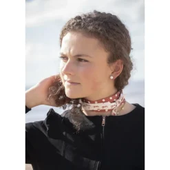 Ruban Twilly Sofia - Ecru & Rouille