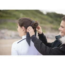 Ruban Twilly Sofia - Noir & Bleu Canard