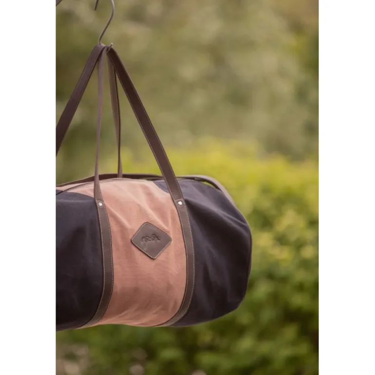 Sac Canvas Bowl Grand Modèle - Rose & Noir