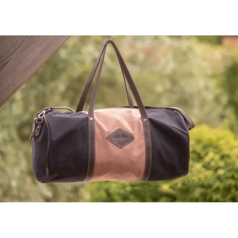 Sac Canvas Bowl Grand Modèle - Rose & Noir