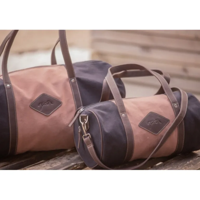 Sac Canvas Bowl Grand Modèle - Rose & Noir