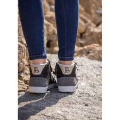 Sneakers Hautes Jupiter - Noir & Gris