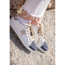 Sneakers Neptune - Blanc & Marine