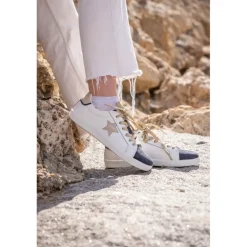 Sneakers Neptune - Blanc & Marine