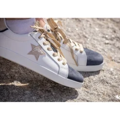 Sneakers Neptune - Blanc & Marine