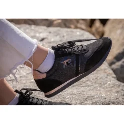 Sneakers Saturne - Noir & Rose Gold