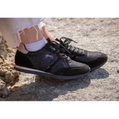 Sneakers Saturne - Noir & Rose Gold