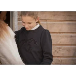 Sweat Clotilde Noir - Enfant
