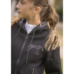 Sweat Fluore Noir - Enfant