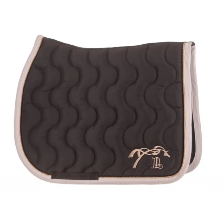 Tapis de selle Diamant - Noir & Rose Gold