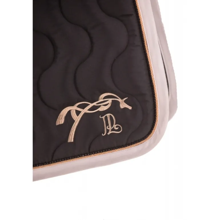 Tapis de selle Diamant - Noir & Rose Gold