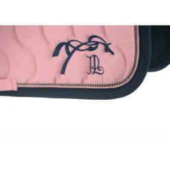 Tapis de selle Diamant - Rose Pâle & Marine