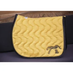 Tapis de selle Point Sellier Classique - Moutarde & Noir