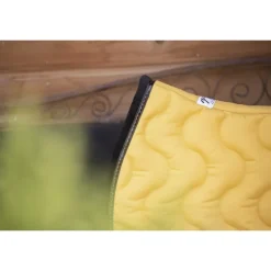 Tapis de selle Point Sellier Classique - Moutarde & Noir