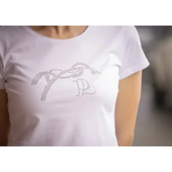 T-shirt Iconic Strass - Blanc